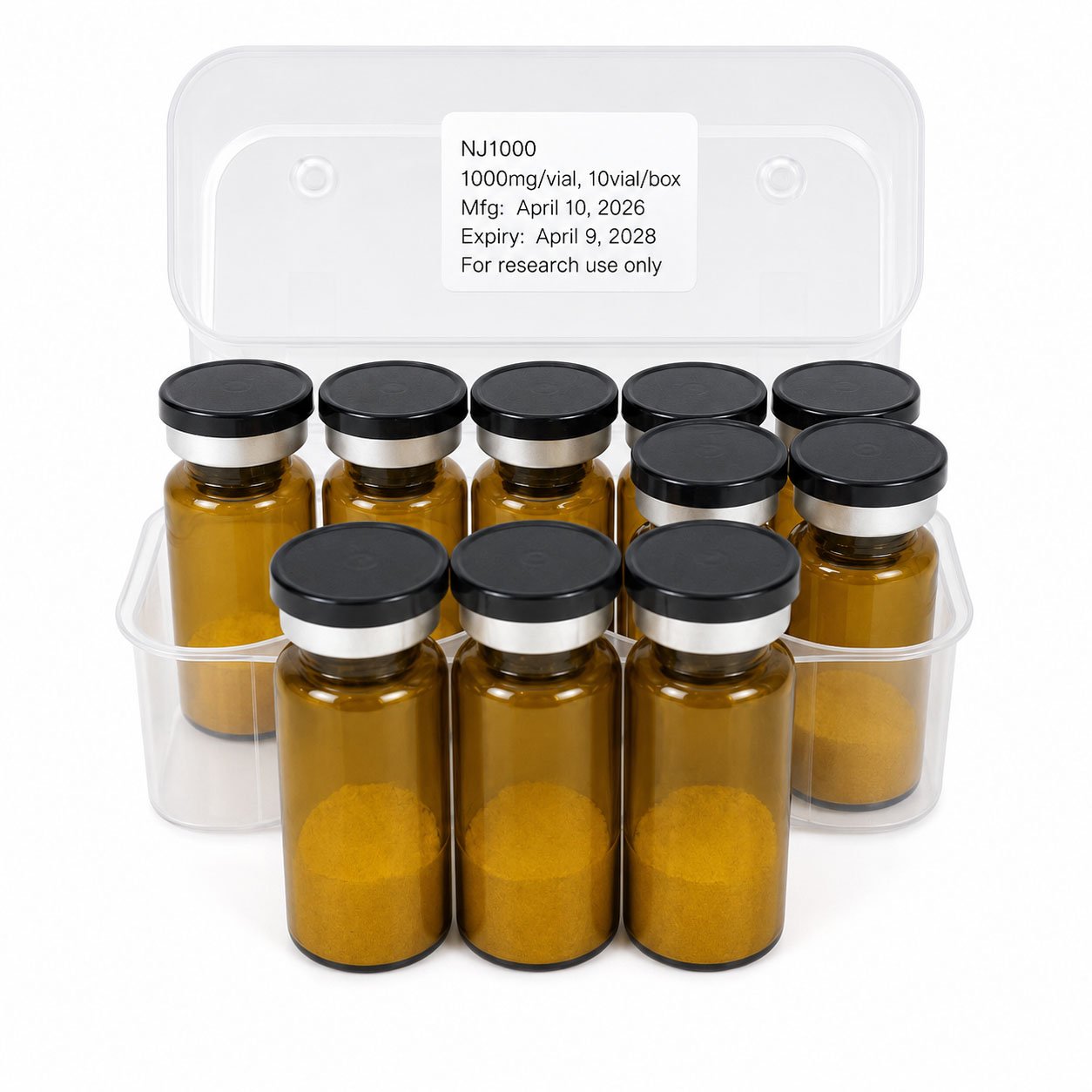 NAD1000 NAD+ Research Peptide 100mg / 500mg / 1000mg – 10 Vials/Box - Image 1