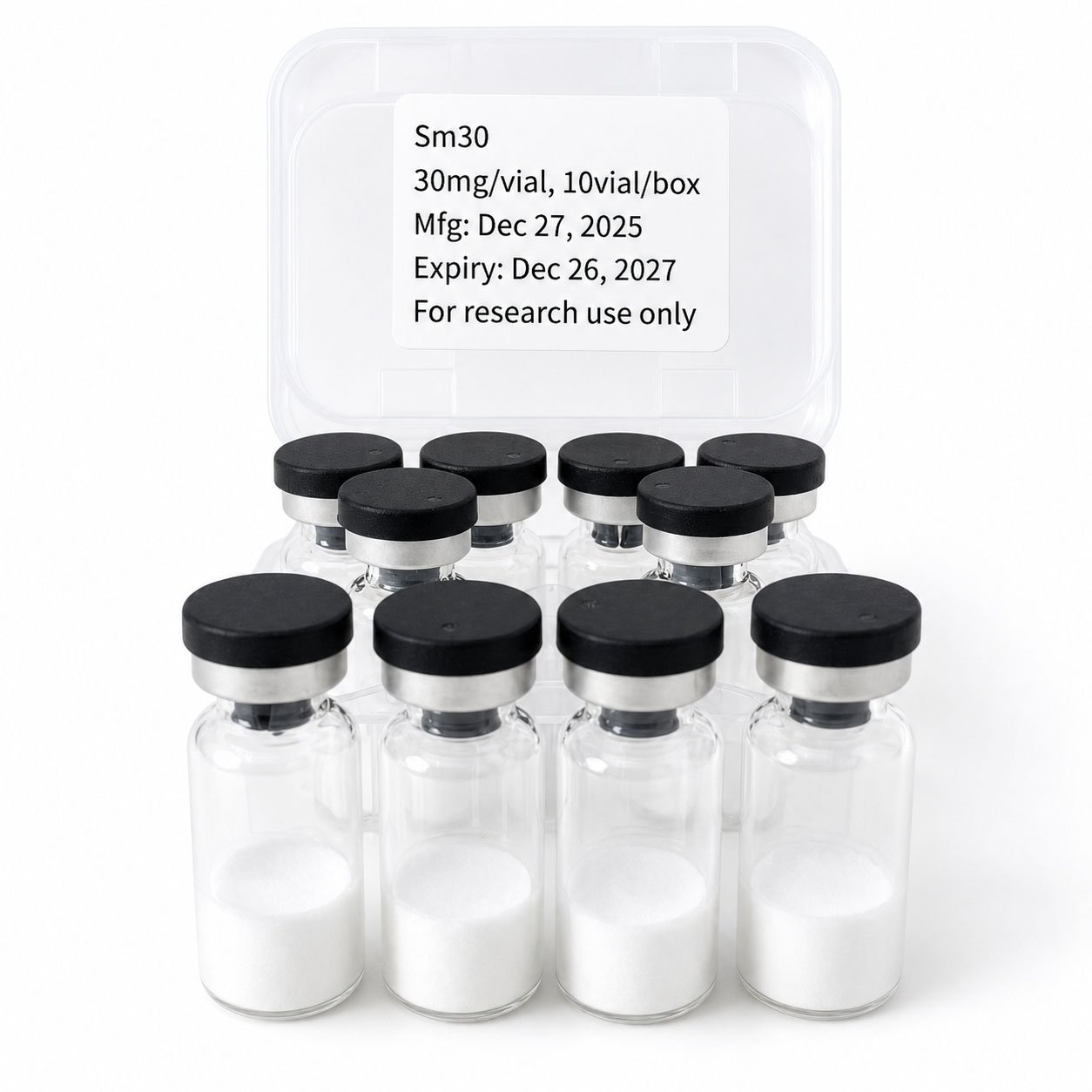 sm30 Semaglutide Peptide 10mg / 15mg / 20mg / 30mg – 10 Vials/Box - Image 1
